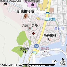 長崎県対馬市厳原町国分1403周辺の地図