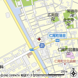 香川県三豊市仁尾町仁尾丁962周辺の地図