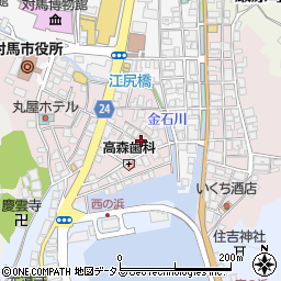 長崎県対馬市厳原町国分1315周辺の地図