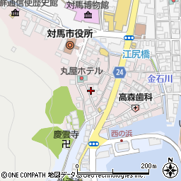 長崎県対馬市厳原町国分1396周辺の地図