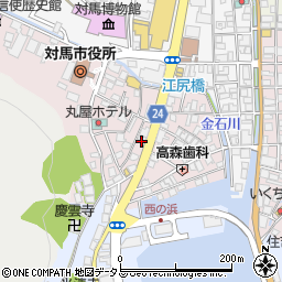 長崎県対馬市厳原町国分1372周辺の地図