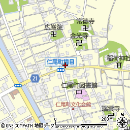 香川県三豊市仁尾町仁尾丁872周辺の地図