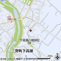 香川県三豊市三野町下高瀬2236周辺の地図