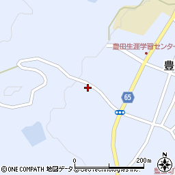 山口県下関市豊田町大字矢田358-6周辺の地図