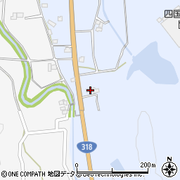 香川県東かがわ市西山588周辺の地図