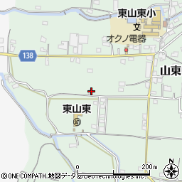 和歌山県和歌山市山東中136周辺の地図