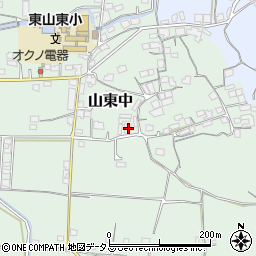 和歌山県和歌山市山東中209周辺の地図