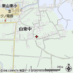 和歌山県和歌山市山東中306周辺の地図