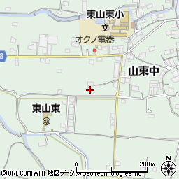 和歌山県和歌山市山東中152周辺の地図
