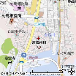 長崎県対馬市厳原町国分1326周辺の地図