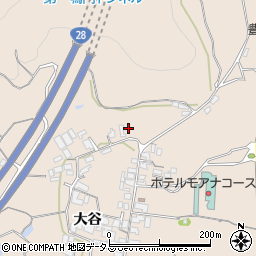 徳島県鳴門市鳴門町土佐泊浦大谷156周辺の地図