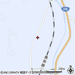 山口県美祢市大嶺町北分944周辺の地図