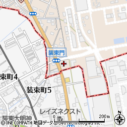 与田リース本社ビル周辺の地図