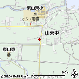 和歌山県和歌山市山東中164周辺の地図