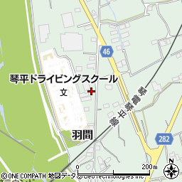 香川県仲多度郡まんのう町羽間1883周辺の地図