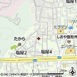 和歌山塩屋郵便局 ＡＴＭ周辺の地図
