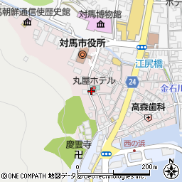 長崎県対馬市厳原町国分1409周辺の地図