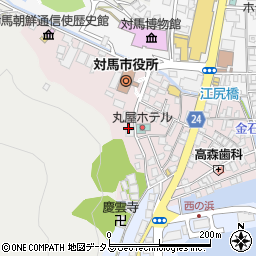 長崎県対馬市厳原町国分1446周辺の地図