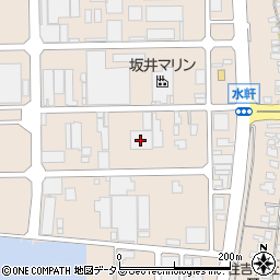 菱岡工業株式会社　西浜工場周辺の地図