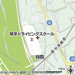 香川県仲多度郡まんのう町羽間1889周辺の地図