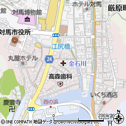 長崎県対馬市厳原町国分1333周辺の地図