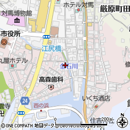 長崎県対馬市厳原町国分1308周辺の地図