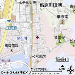 長崎県対馬市厳原町大手橋1062-2周辺の地図