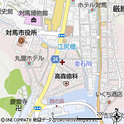 長崎県対馬市厳原町国分1349-3周辺の地図