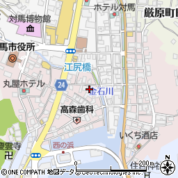 長崎県対馬市厳原町国分1337周辺の地図