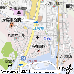 長崎県対馬市厳原町国分1349周辺の地図