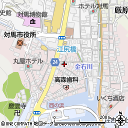 長崎県対馬市厳原町国分1349周辺の地図