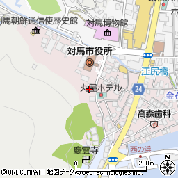 長崎県対馬市厳原町国分1445周辺の地図