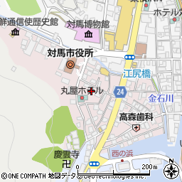 長崎県対馬市厳原町国分1418周辺の地図