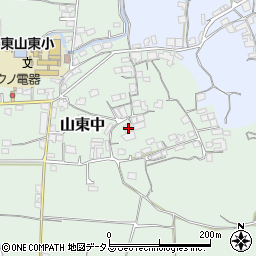 和歌山県和歌山市山東中303周辺の地図