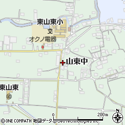 和歌山県和歌山市山東中217周辺の地図