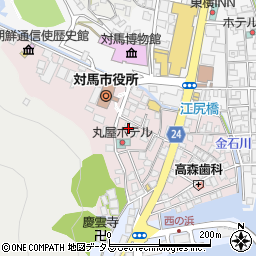 長崎県対馬市厳原町国分1419周辺の地図