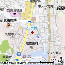 長崎県対馬市厳原町国分1346周辺の地図