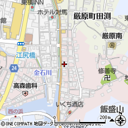 株式会社心和堂　厳原店周辺の地図