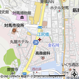 長崎県対馬市厳原町国分1354周辺の地図