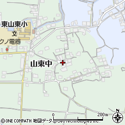 和歌山県和歌山市山東中302周辺の地図