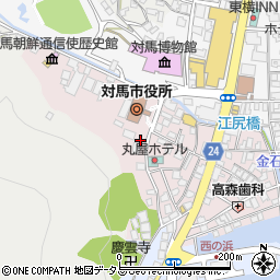 長崎県対馬市厳原町国分1442周辺の地図