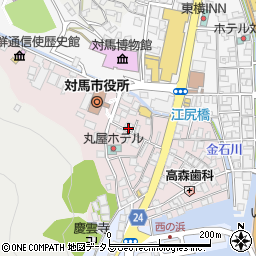 長崎県対馬市厳原町国分1420周辺の地図