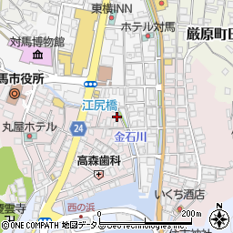 長崎県対馬市厳原町国分1342周辺の地図