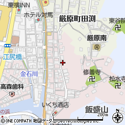 長崎県対馬市厳原町大手橋1090周辺の地図