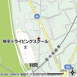 香川県仲多度郡まんのう町羽間1892周辺の地図