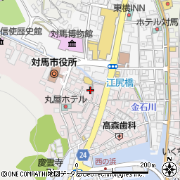 長崎県対馬市厳原町国分1383周辺の地図