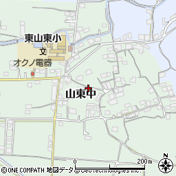 和歌山県和歌山市山東中206周辺の地図