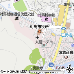 〒817-0022 長崎県対馬市厳原町国分の地図