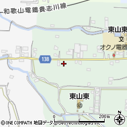 和歌山県和歌山市山東中116周辺の地図