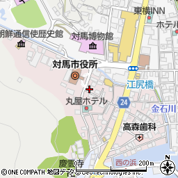 長崎県対馬市厳原町国分1421周辺の地図